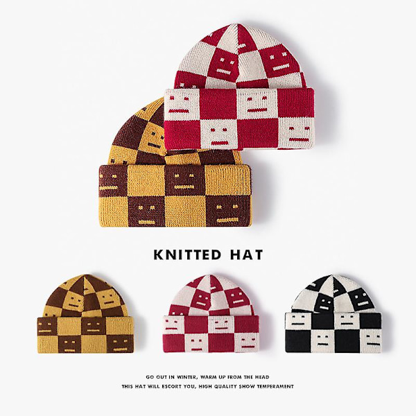 Expressions Jacquard Ullhatt Red