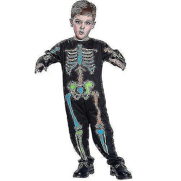 Bones Kostym För Barn Pojkar Pyjamas Jumpsuit Outfit L