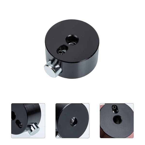 Quick-Set aluminiumlegering cymbalmutter for trommecymbaler Enkel utskifting Solid svart trommevareverktøy
