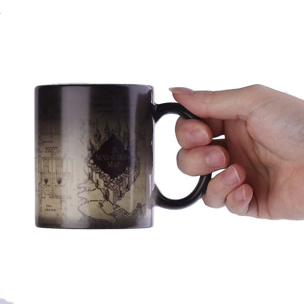 Magisk Färgväxlande Mugg Marauders Map Keramisk Kopp