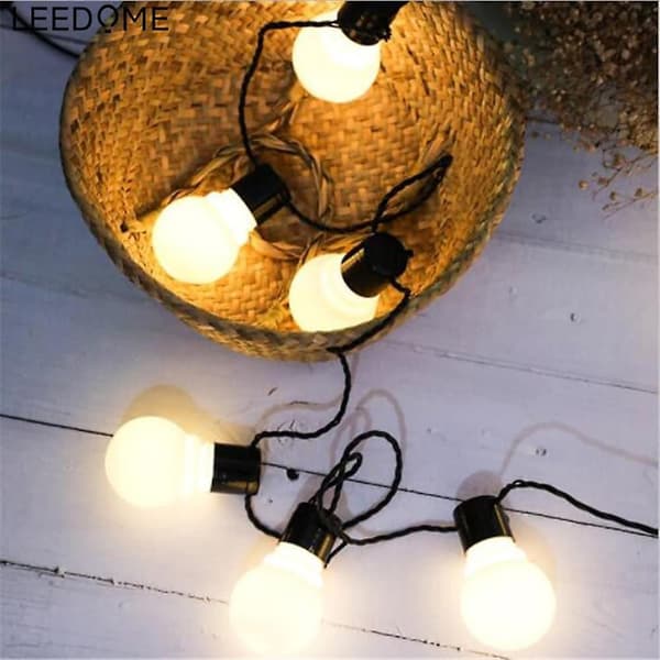 10 LED Festoon Globe Fleksibel Lysstreng Julelys