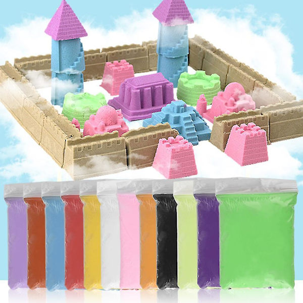 100g Super Letvægts DIY Børne Legetøjs Sand Ler 3D Børne Legetøj