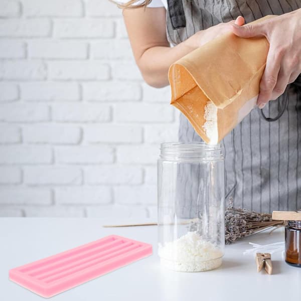 Silikon Halvrund Voksstiftform DIY Stearinlysformsett for Aromaterapi Håndverkssett