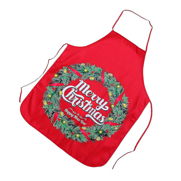 Julköks-Tomte Kostym Festförkläde