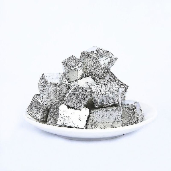 Høyren Tin Ingot Blokk 99,9% Rent Metall Tin Partikler Sn Element Vitenskapelig Eksperiment Samling Tilgjengelig-yuhao 30-35g
