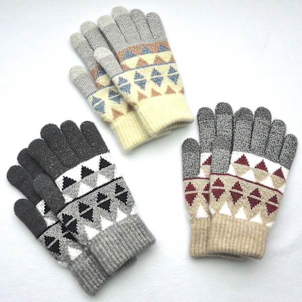 Vinter Touch Screen Magic Handsker Mænd Kvinder, Bløde Termiske Fleece Vanter