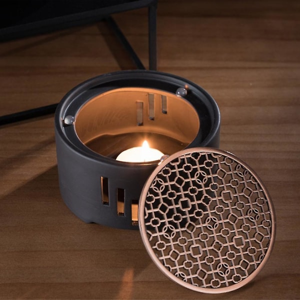 1 st Keramik Ljusstake Te Värmare Te Spis Mjölk Ljusstake Med Matta Utan Ljus Café