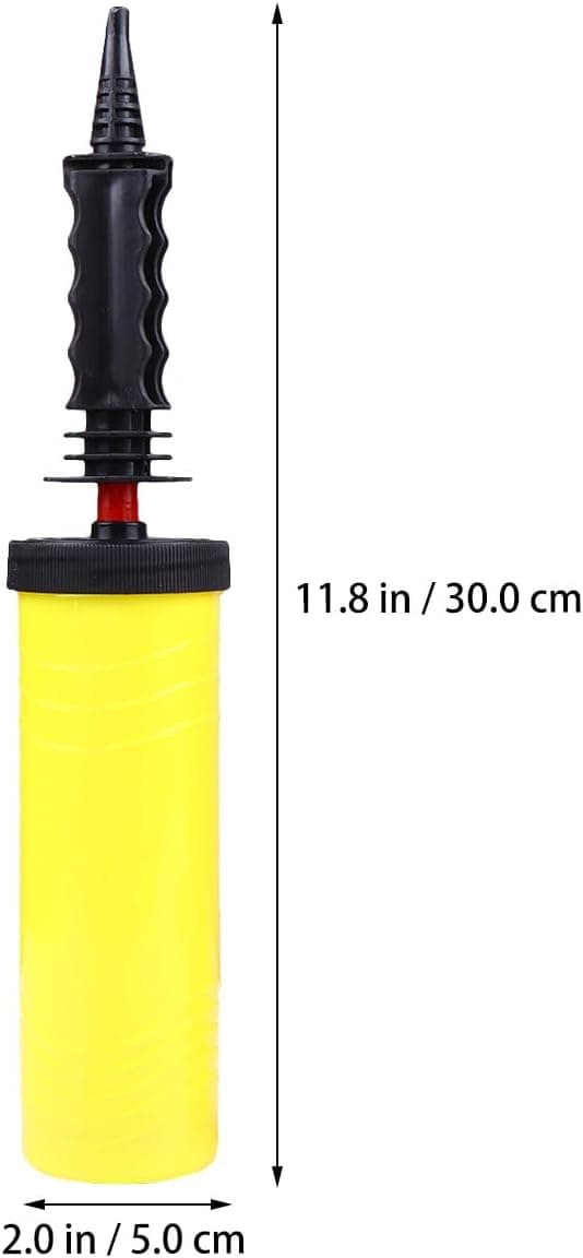 2 kpl kädessä pidettävä ilmatäyttölaite ilmapallopumppu muovinen kannettava ilmapallotäyttölaite