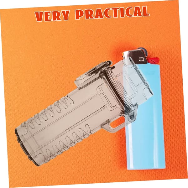 Lighter Seal Box Beskyttende Pose til Nødlighterholder Etui til Camping Vandring Udendørs Overlevelse
