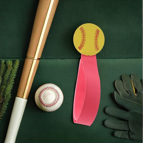 Softball Pitcher Benstöd Polyesterband för Pitchers Utomhusträningsaccessoar