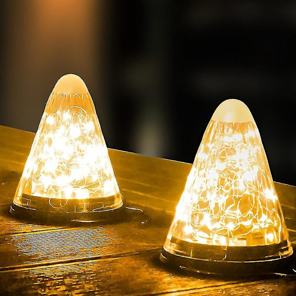 Solcelled Hagebelysning Utendørs Henge Solcellelys Kjegle Solcellelykt For Patio Hage Landskap