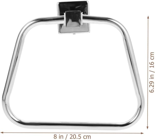 Håndkleholder i rustfritt stål for kjøkken og bad med elegant utseende og sofistikert design