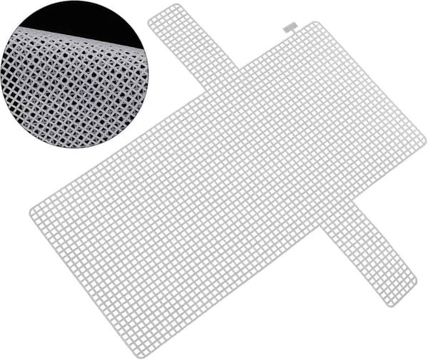 4 stk. DIY plastiknetplader til håndlavede tasker Plastikgitter vævede plader Håndværkstilbehør