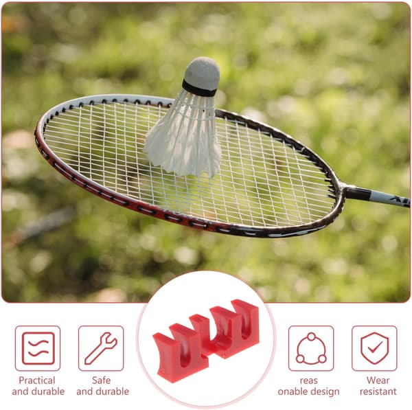 Badminton Racket Stringing Machine Load Reducers 2 stk Rød Strengtrykkreduserende Adapterverktøy