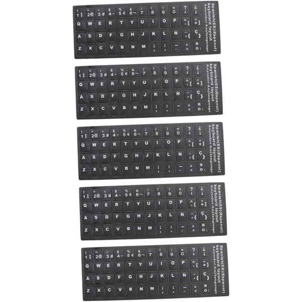 Tangentbordsdekaler Set Laptop Tangentbord Bokstav Dekaler Full Täckning Långvariga Användare
