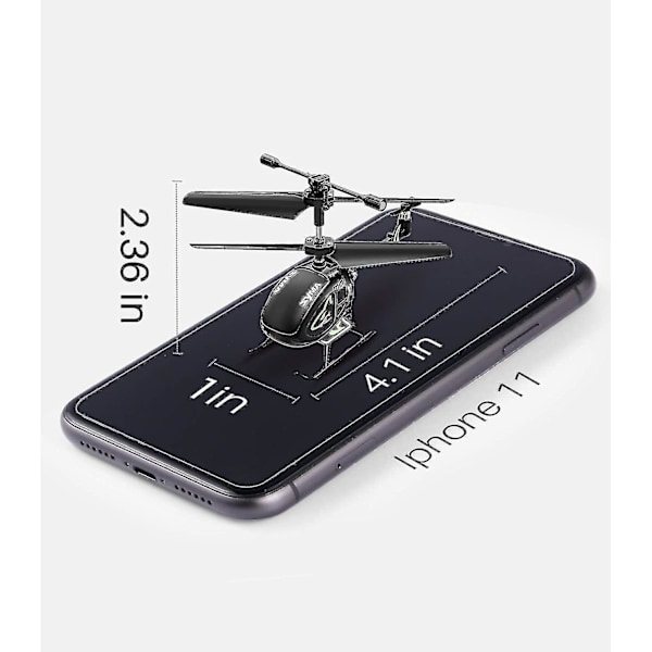 Minihelikopter, Super Liten RC-Helikopter Inomhusflygplan med Höjdhållning