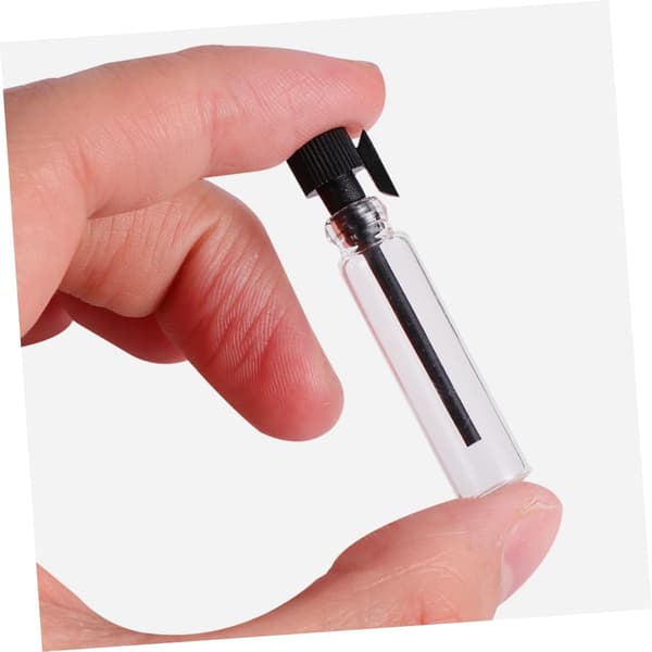 Glasdoftprovflaskor och reselotionsbehållare 50 st 2 ml minikosmetikburkar i glas
