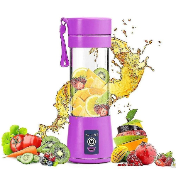 Ml Plug-in Bærbar USB Blender Genopladelig Saftpresser