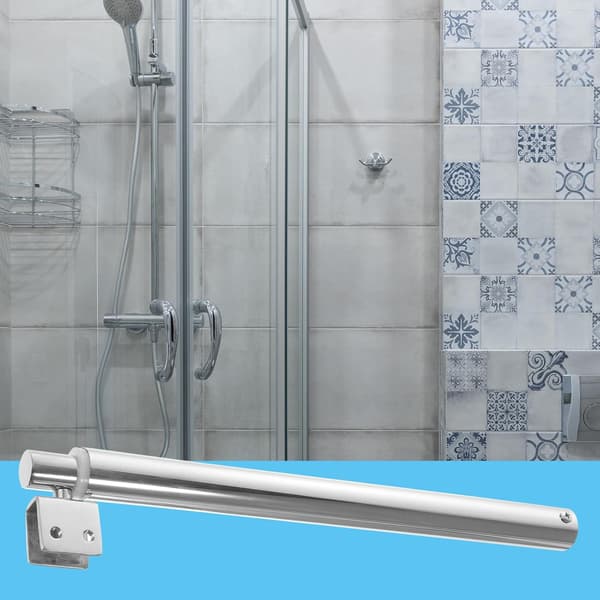 Glas för 8-12 mm tjocklek Glasduschpanel Stödstång 304 Rostfritt Stål