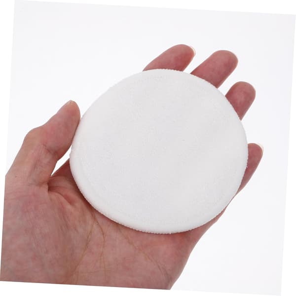 Genanvendelige Makeup Bomuldsrondeller 10 stk. 8 cm Bløde Vaskbare Ansigtsrondeller