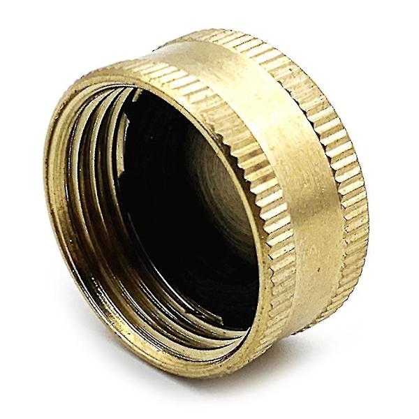 4 stk. Havehusslange 3/4\" Hun-Gevindet Ende Messinghætte Med Skive Slangekobling Hætte Til Reparation af Lækkende Vandhane Sprinkler Reparationsværktøjer