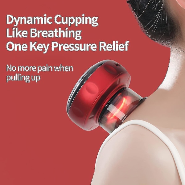 Smart Dynamic Cupping Therapy Set, cellulittmassasjeapparat 3 i 1 vakuumterapimaskin Cellulittfjerner