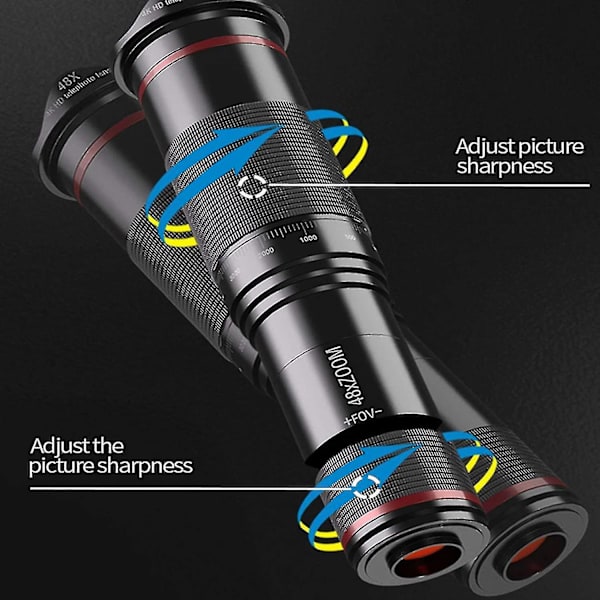 48x HD Starscope Monokular Smartphone Holder Stativ