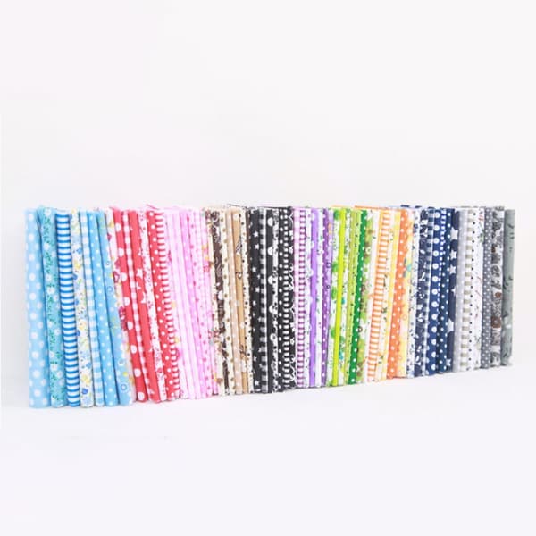 28 stk. Patchwork Bomuldsstofpakke til håndlavet DIY-tilbehør, kaffe- og sorte farver