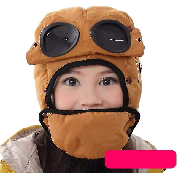 Lei Feng Hette Dame Vinter Ski Hette Briller Hette Foreldre-barn
