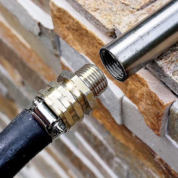 Solid Aluminium Hage Slangekoblinger Adapter