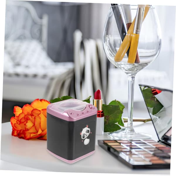 2 stk. elektrisk makeupbørsterenser Mini automatisk renser til makeupbørster