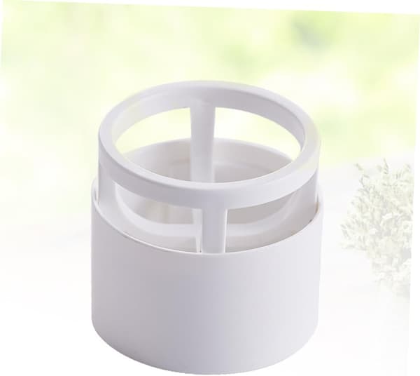 Makeup Svampeholder til Nem Tørring Materiale Ventileret Design Hvid Pudderkvaststativ til Skønhedsværktøjer