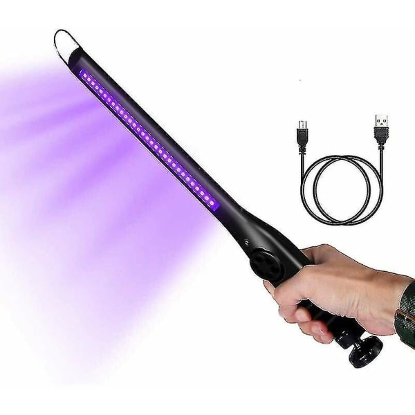 UV-sterilointilaite UV-desinfiointilamppu USB -laturi Sisäänrakennettu akku Ladattava Kannettava Uvc-lamppu Sterilointi Ultravioletti Bakteereita tappava Lamppu Anti-bakteeri
