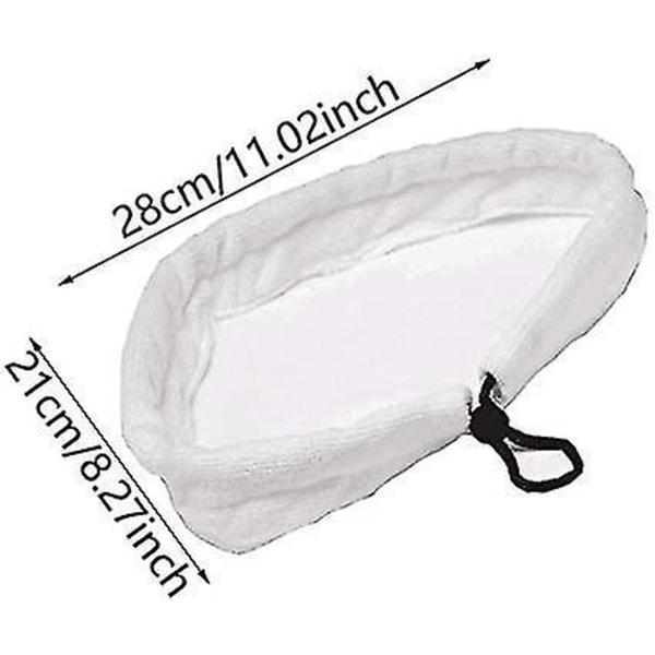 5 stk Dampmopp Kluter Vaskbare Mikrofiber Rengjøringsputer