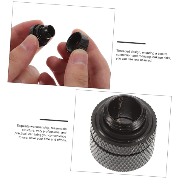 2 stk. Vandkølingssystem Fittings Vandkølingsstik Messing Havevandslange Hurtig Kompressionsslange Stik