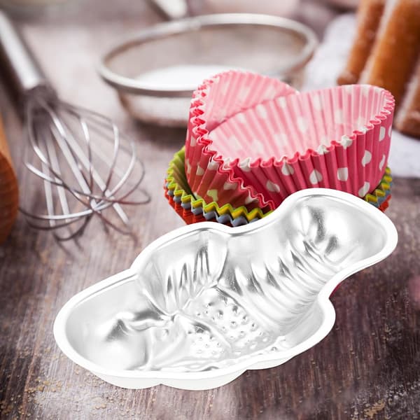 Varmebestandig bakeform puddingform sølv aluminiumslegering kreativ form