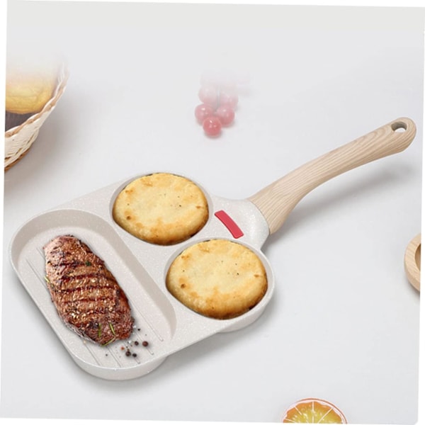 Frukost Äggpanna Non-Stick Stekpanna Set Camping Multifunktionell Enkel Rengöring