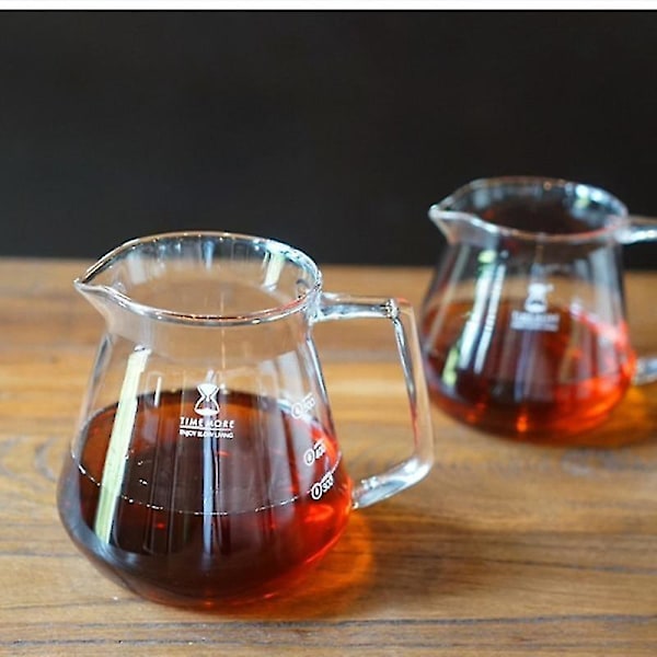 Store Share Kaffe Pot 360ml Glas Mælkekopper Køkken