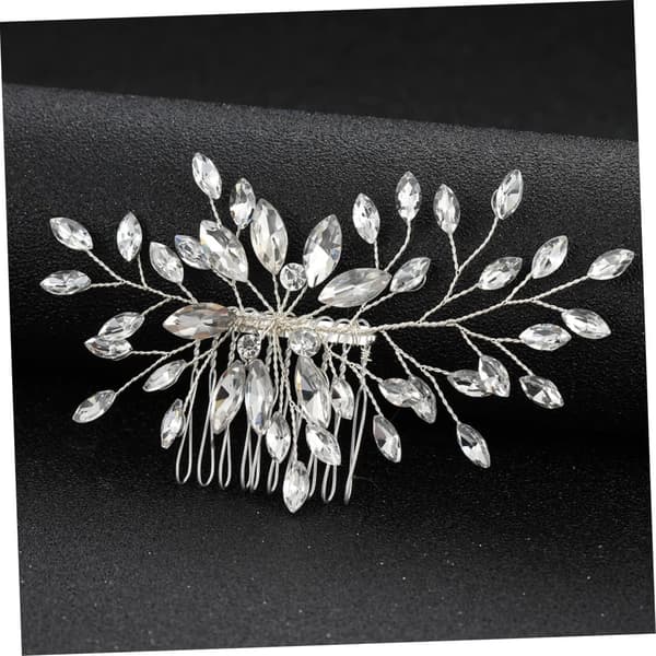 Brudkam Strass för Bröllop Håraccessoarer Elegant Hårspänne