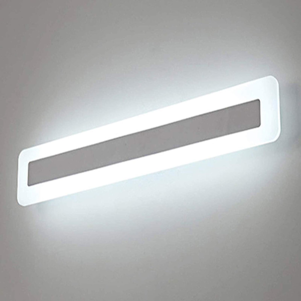 14w Spejlslampe Vægslampe Badeværelse Kold Hvid 7200k Led 900lm Moderne Indendørs Badeværelseslampe Badeværelsesbelysning 40cm [Energiklasse E]