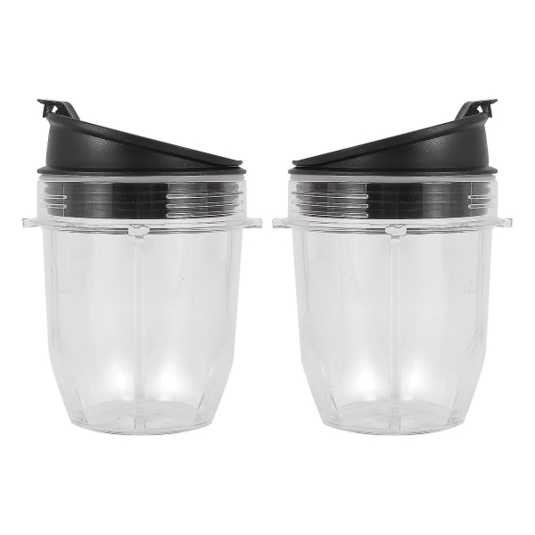 Saftpresser Tilbehør Kop Låg Til Ninja Saftpresser Til Nutri Ninja 12oz Kop 12 Ounce Blenderkrukke 2 Pak