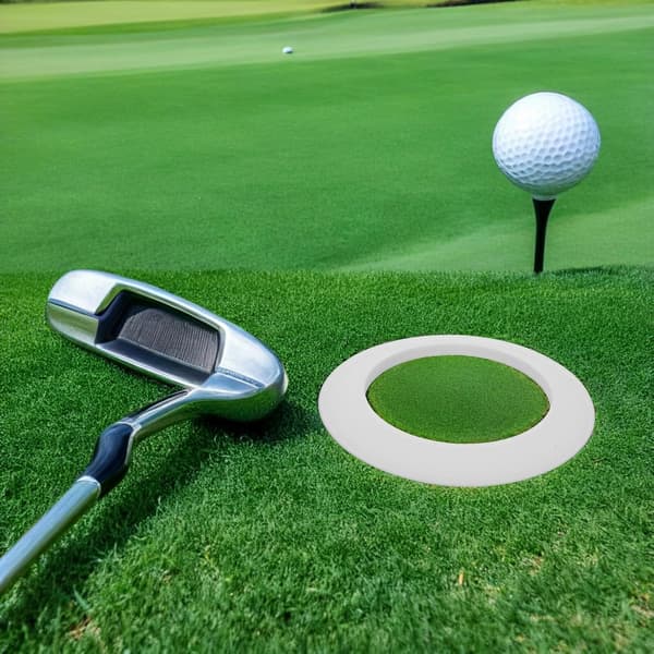 Golf Putting Practice Tool Golf Training Aid Silikon Slitstark Enkel Installation Putting Cup Rings
