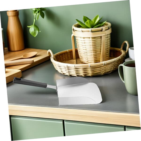 Popcorn Scoop Burger Spatel Rustfritt Stål Ergonomisk Design Glatt Overflate Solid Praktisk Matspatel