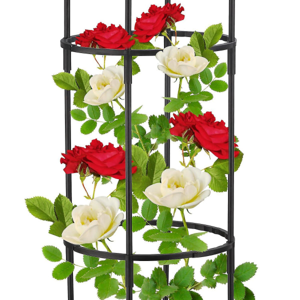 Torn Obelisk Stöd för Klätterrosor och Blommor