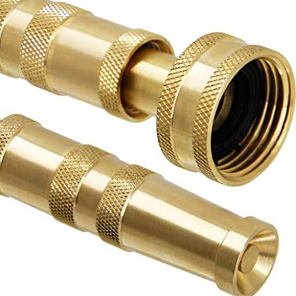 Tunga mässingsmunstycke med justerbar vridning, 2-pack