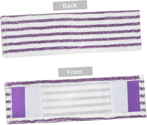 Erstatningsputer for moppehode i mikrofiber, vaskbare
