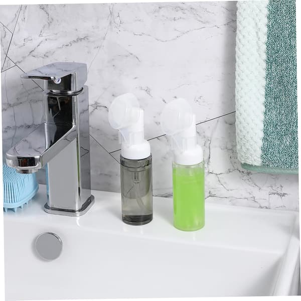 Skummande flaskor 60 ml plast reseförpackning handtvålsdispensrar påfyllningsbara moussebubbelflaskor