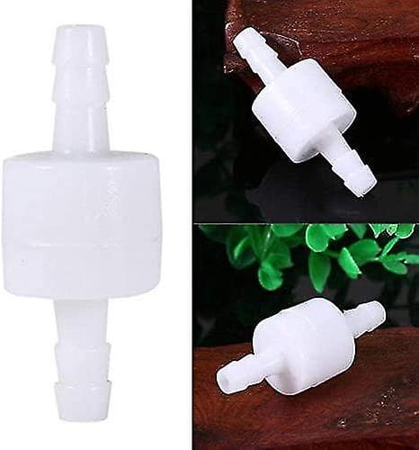 6mm Plaströr Backventil Envägs Backventil Bränsle Vatten Gas1cps-vit