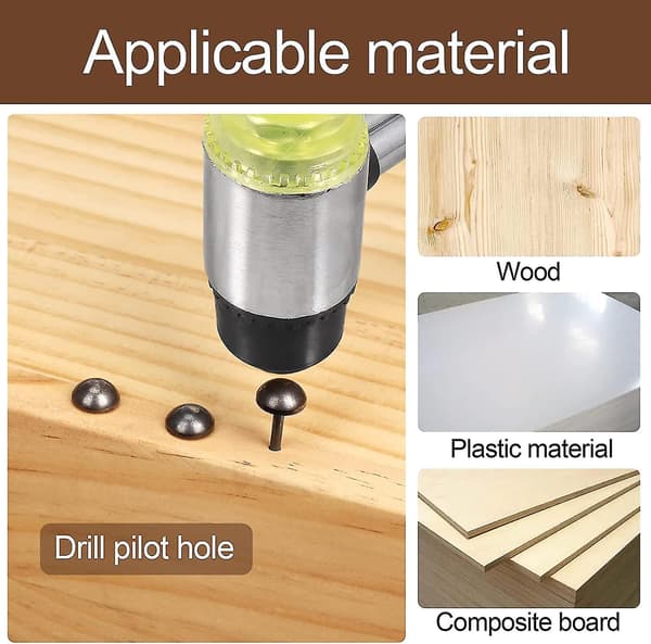 Retro Solide Ren Messing Knapper Som Antikke Polstringssøm Til Møbler, Dekorative Push Pins
