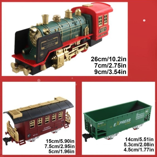 Hot Sale 2023 Electric Christmas Realistic Train Set Kids Toy